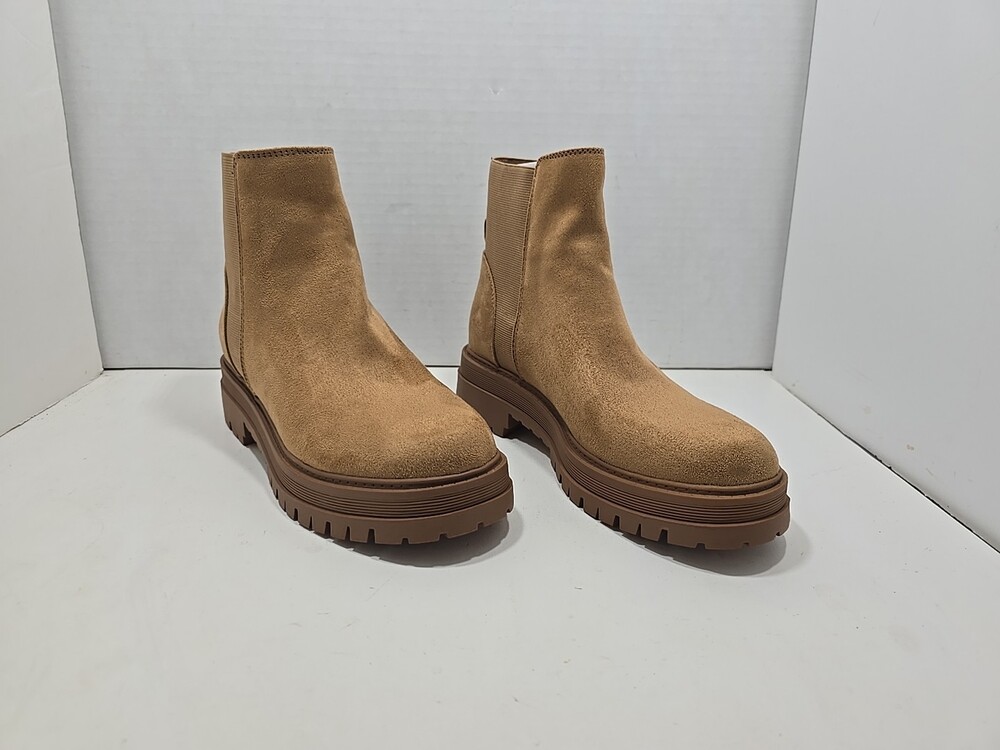 New Nine West Patrish 2 Women’s Ankle Boots 8M Dark Natural 120